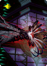 Bride's Gown Art Card (Gold-Stamped Signature) [Innistrad: Crimson Vow Art Series]