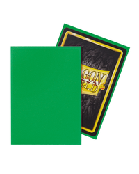 Dragon Shields: (100) Matte Apple Green