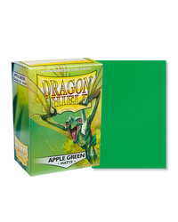 Dragon Shields: (100) Matte Apple Green