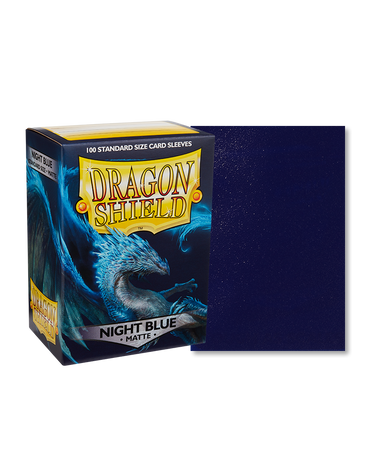 Dragon Shields: (100) Matte Night Blue