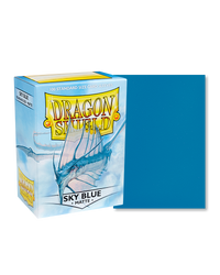Dragon Shields: (100) Matte Sky Blue