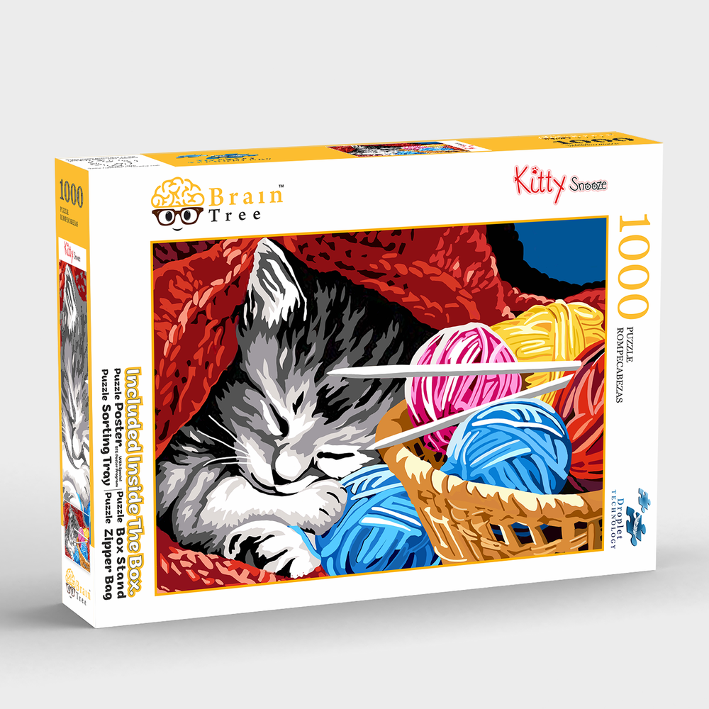 Kitty Snooze Jigsaw Puzzles 1000 Piece