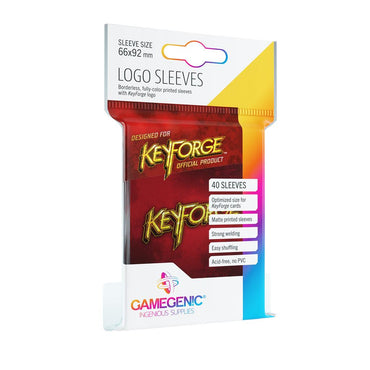 Keyforge Logo Sleeves Red (40)