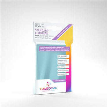 Standard European Prime Board Game Sleeves