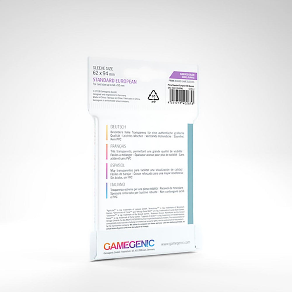 Standard European Prime Board Game Sleeves