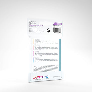 Standard European Prime Board Game Sleeves