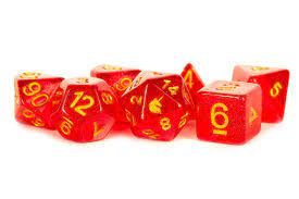 Unicorn Resin 16mm 7-Die Polyhedral Dice Set