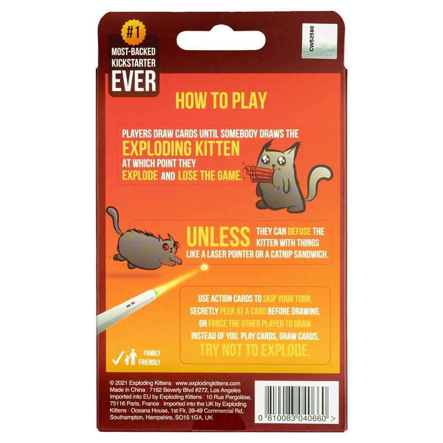 Exploding Kittens 2 Player Edition