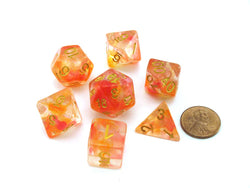 Unicorn Resin 16mm 7-Die Polyhedral Dice Set