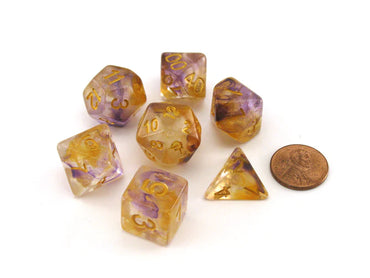 Unicorn Resin 16mm 7-Die Polyhedral Dice Set