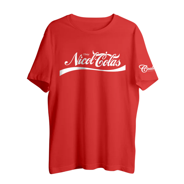 Red Obey Nicol-Colas T-Shirt