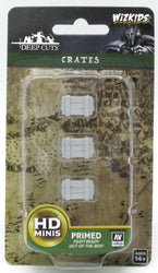 WizKids Deep Cuts Unpainted Miniatures: Crates