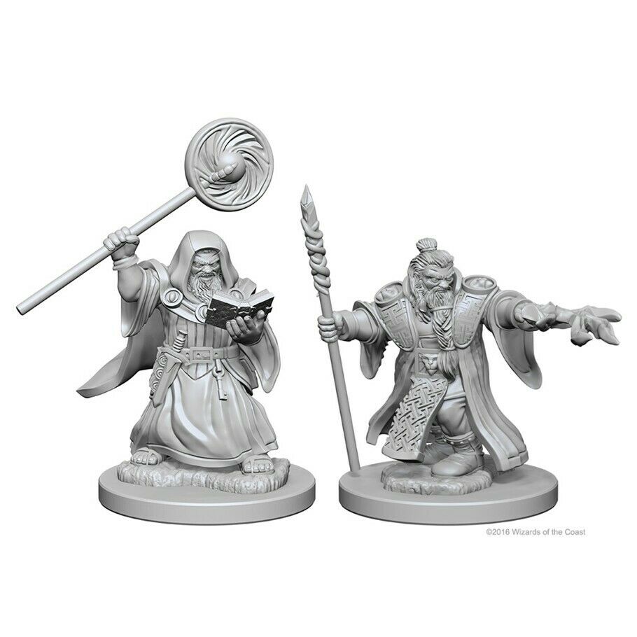 D&D Nolzurs Marvelous Unpainted Miniatures - Dwarf Male Wizard