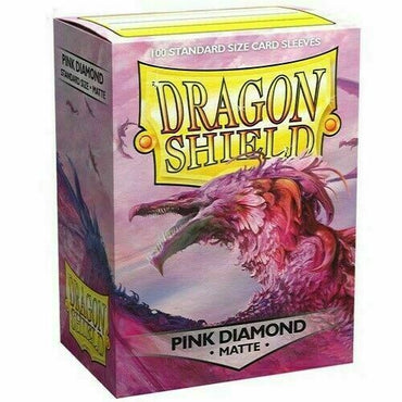 Dragon Shield Sleeves - Matte Pink Diamond 100 CT