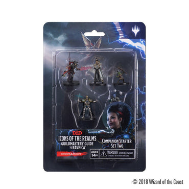 Dungeons & Dragons Fantasy Miniatures: Icons of the Realms Set 10 Guildmaster`s Guide to Ravnica Companion Starter Two